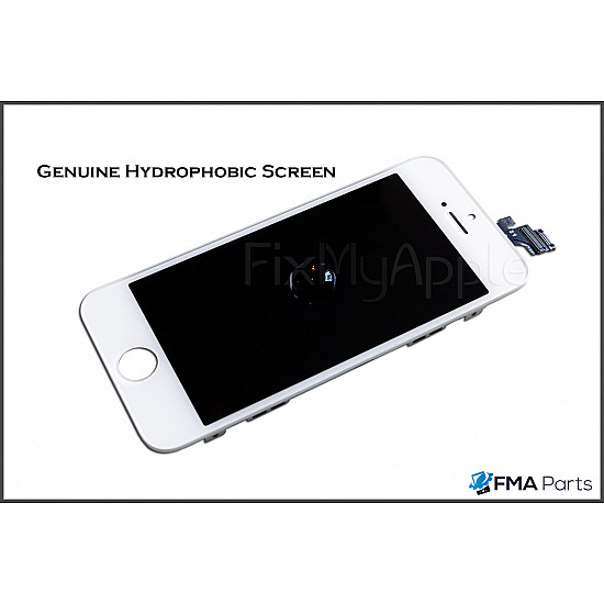 LCD Touch Screen Digitizer Assembly - White [High Quality] for iPhone 5